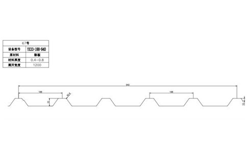 YX33-188-940压型钢板
