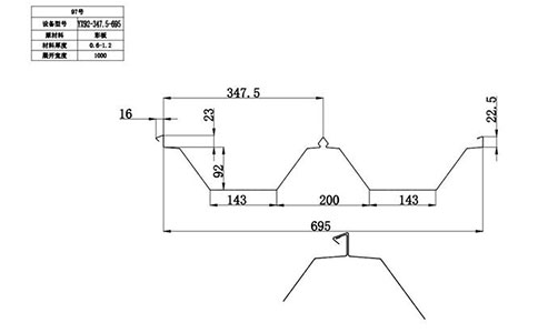 YX92-347.5-695彩钢板